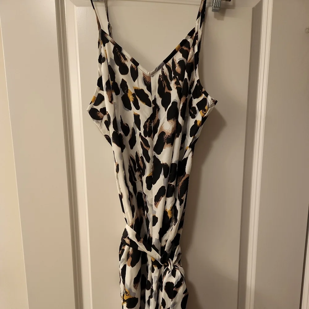 NWT Leopard Tank Pants Jumpsuit. - Picture 1 of 5